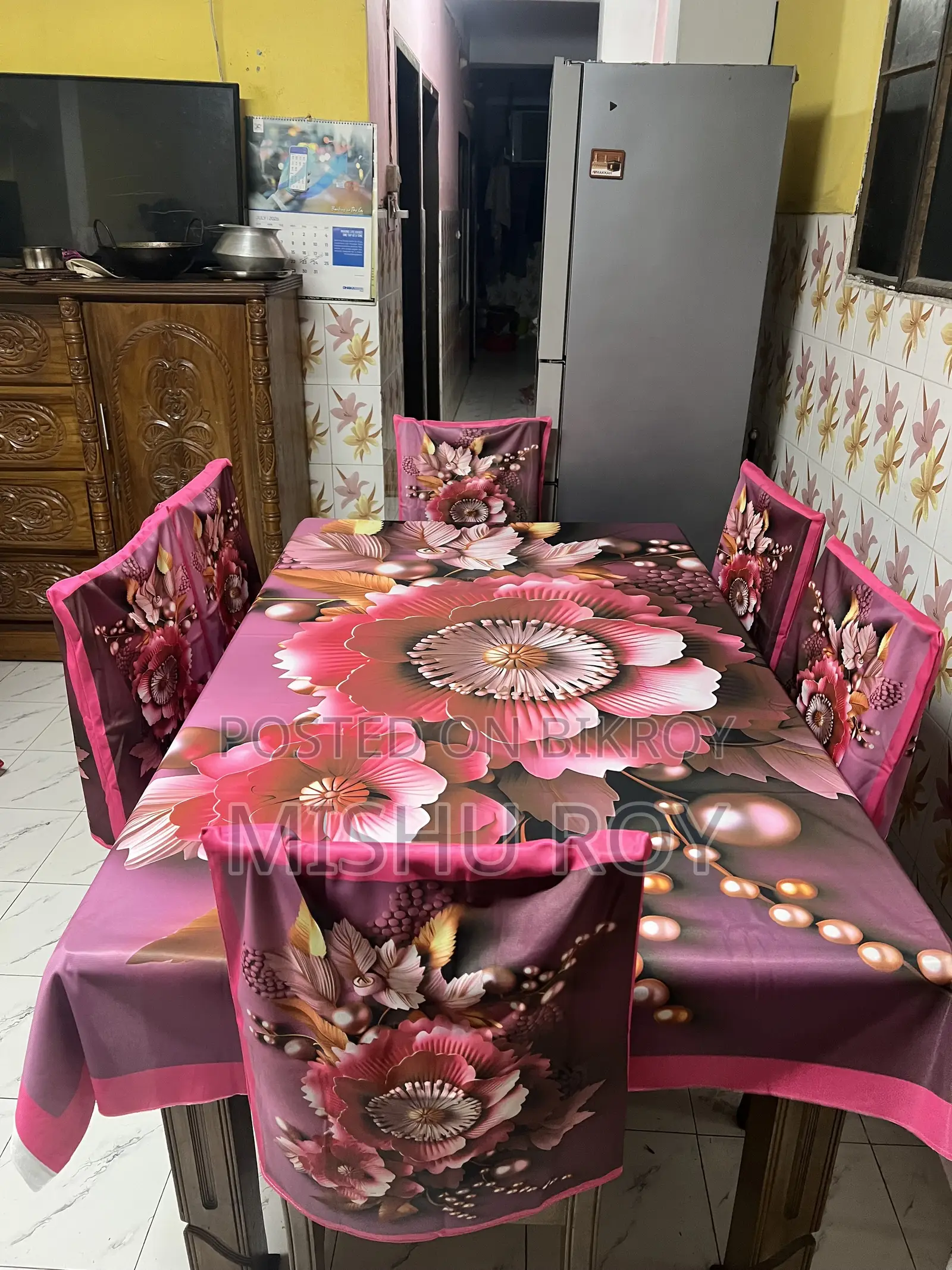 Original Segun Wood Dining Sets With 6 Chairs