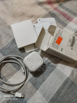 Original Apple 20W USB-C Power Adapter (Folding Pins) + Braided Cable