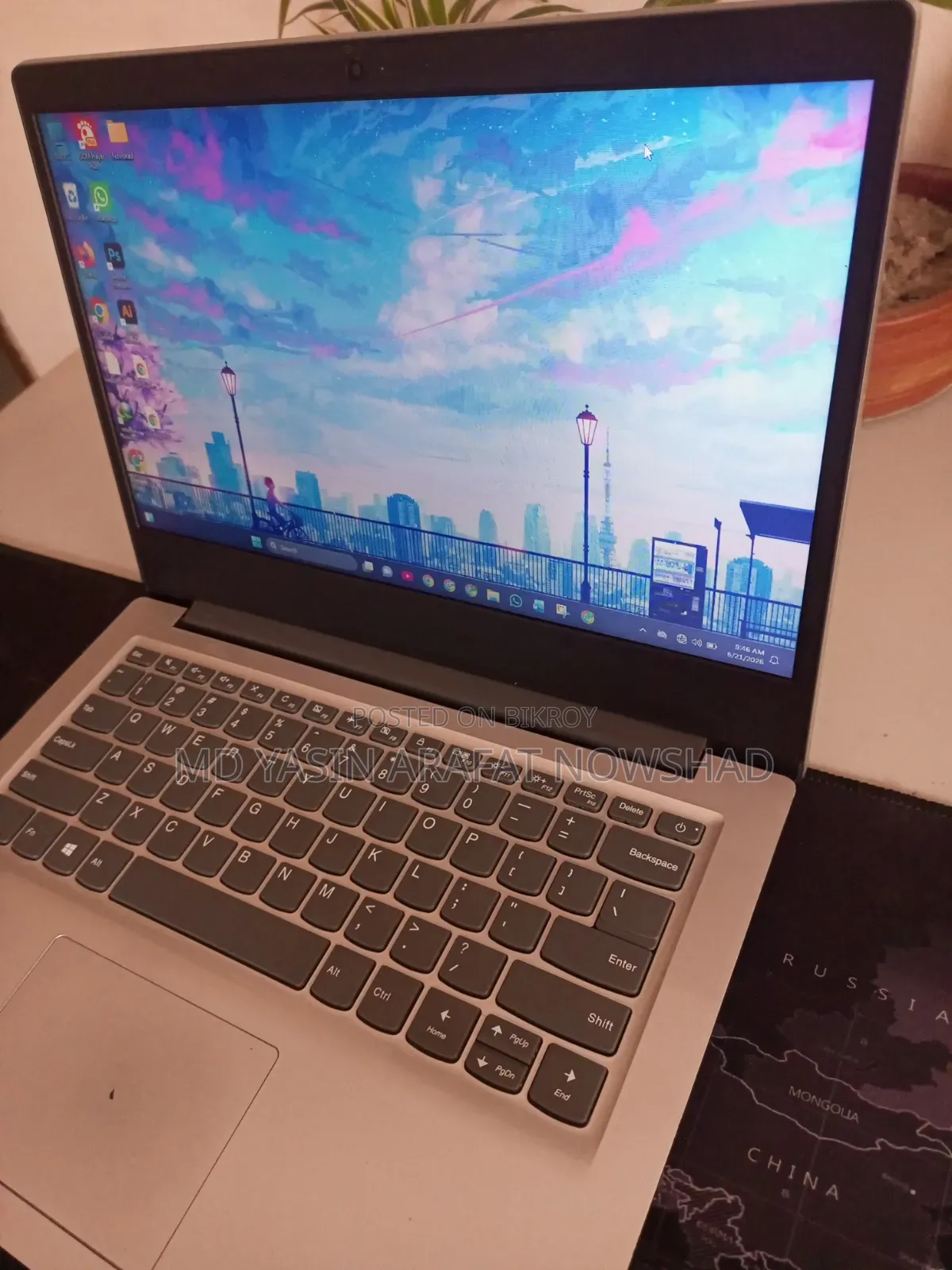 Laptop Lenovo 8GB Intel Core i3 SSD 256GB