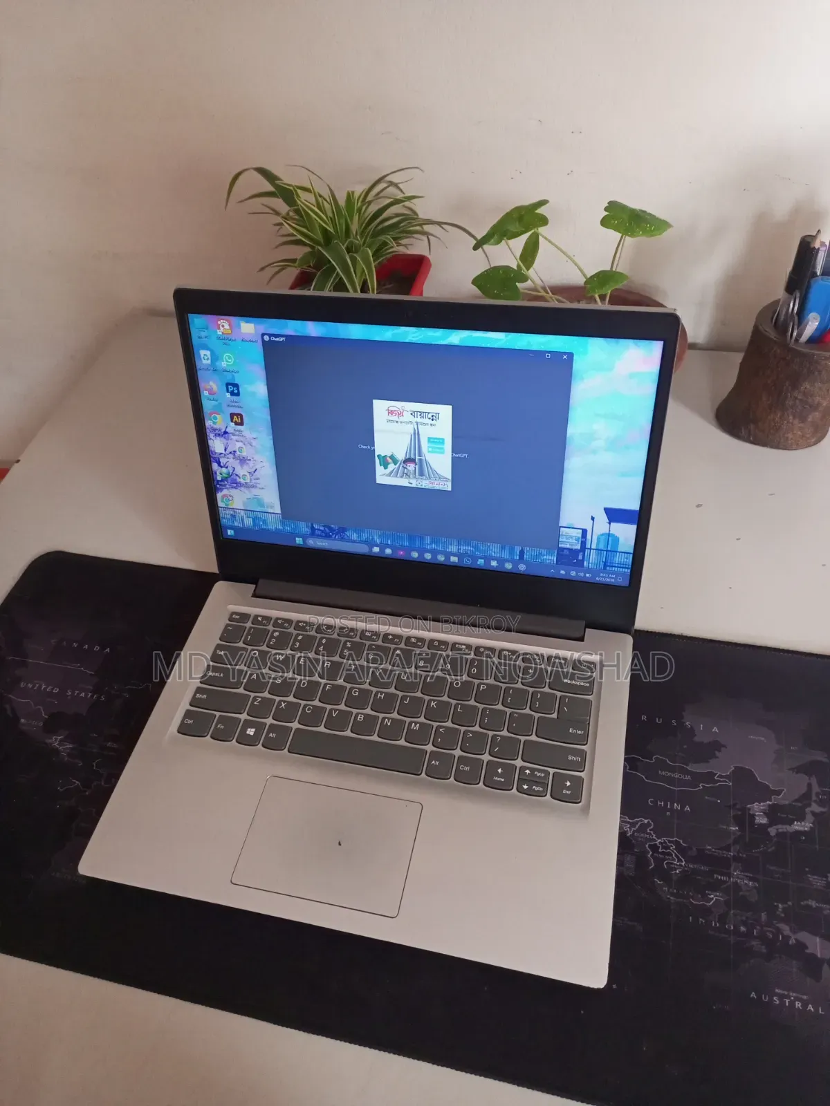 Laptop Lenovo 8GB Intel Core i3 SSD 256GB