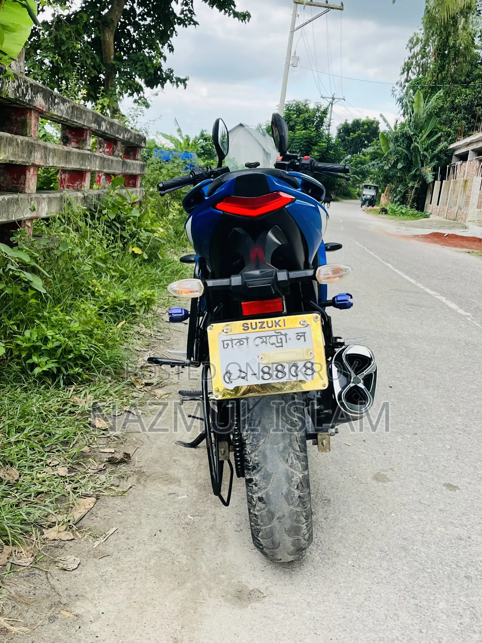 New Suzuki Gixxer SF 2022 Blue