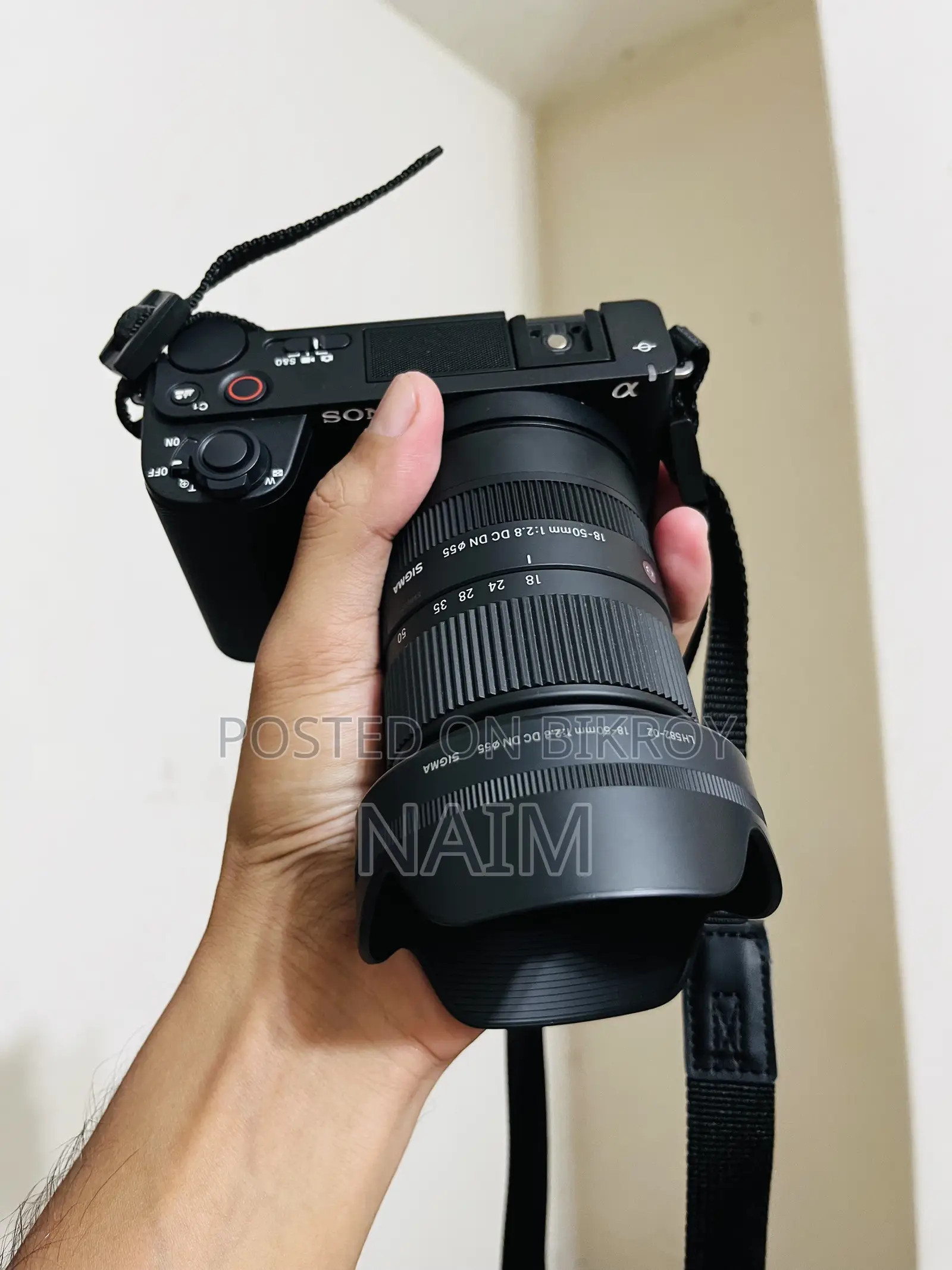 Sony Zve10 Mark II Camera and Sigma 18-50 2.8 Lens
