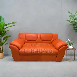 2 Seater Rolled Arm Fluffy Sofa