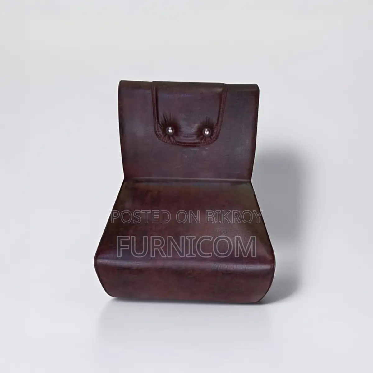Armless Ply-Wood Armchair -Coffee