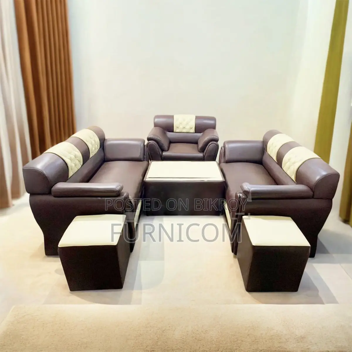 Round Wedge Luxury Sofa Set with tool set