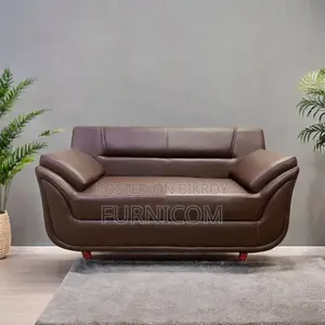 Rolled Arm 2 Seater Sofa - Chocolate