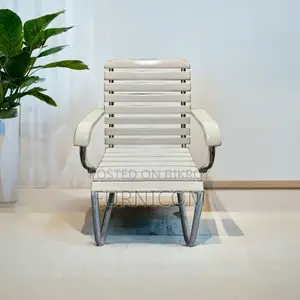 Curvy linear Wooden Visitor Chair (FCWC 9)