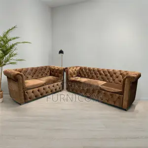 Chesterfield Sofa Set Velvet (3+2)