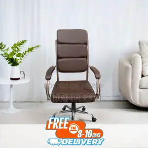 Boss Chair cum Executive Swivel Hydraulic Chair-360 Degree Rotation (F