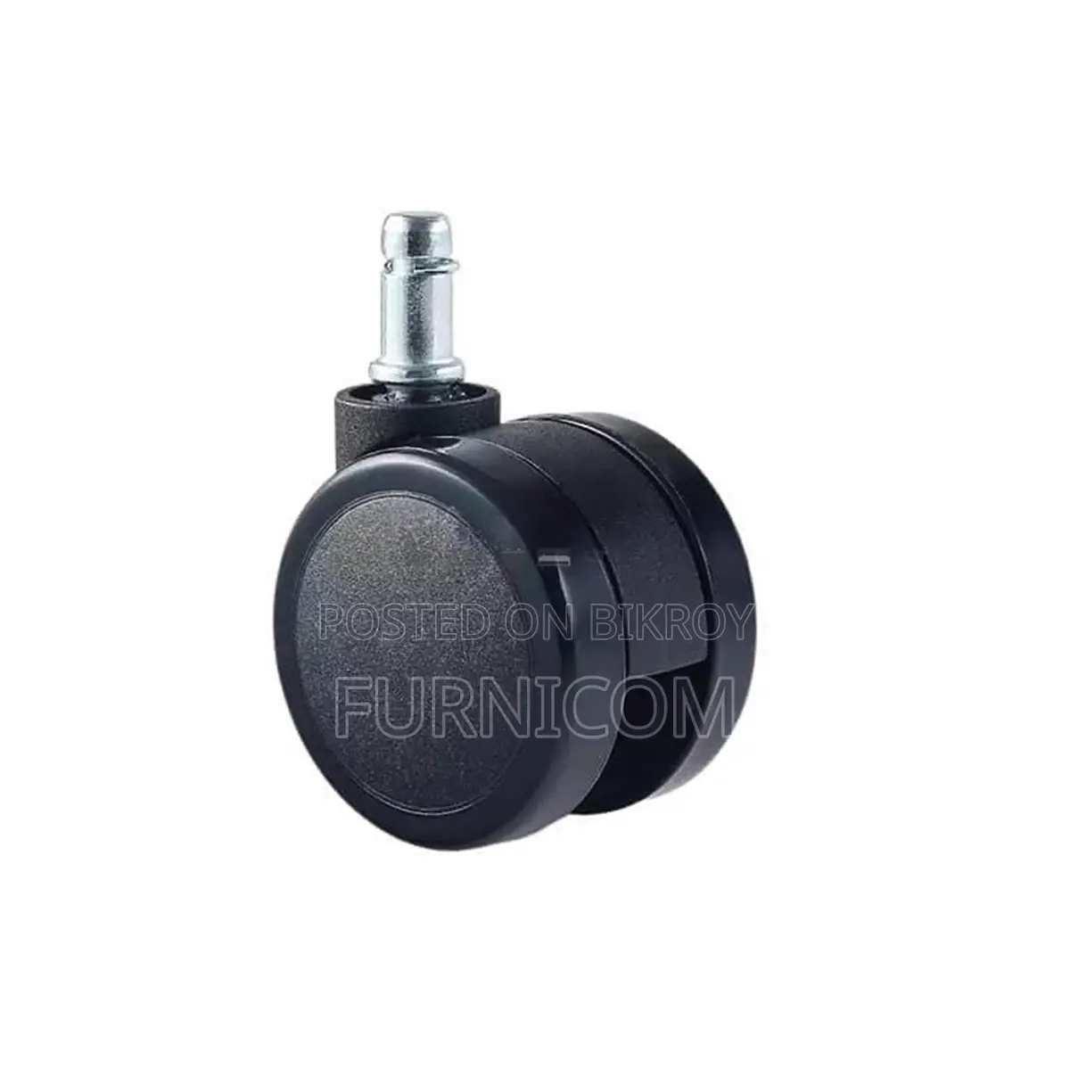 Hooded Wheels for Office Chair & Trolly-Full Black/High Durable Stainl