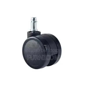 Hooded Wheels for Office Chair & Trolly-Full Black/High Durable Stainl