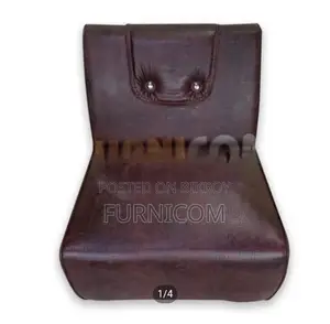 Armless Ply-Wood Armchair -Coffee