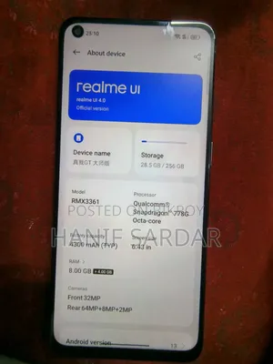 Realme GT 5G 256 GB Gray