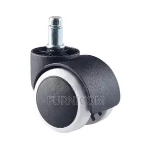 Hooded Wheels for Office Chair & Trolly-Full Black/High Durable Stainl