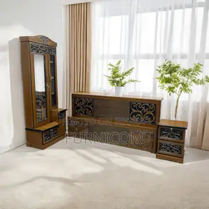 Furnicom Bedroom set/ Bed/ dressing table/ side table/ bedside table/ 