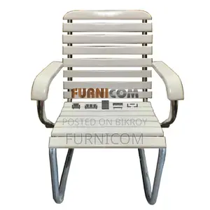 Curvy linear Wooden Visitor Chair (FCWC 9)