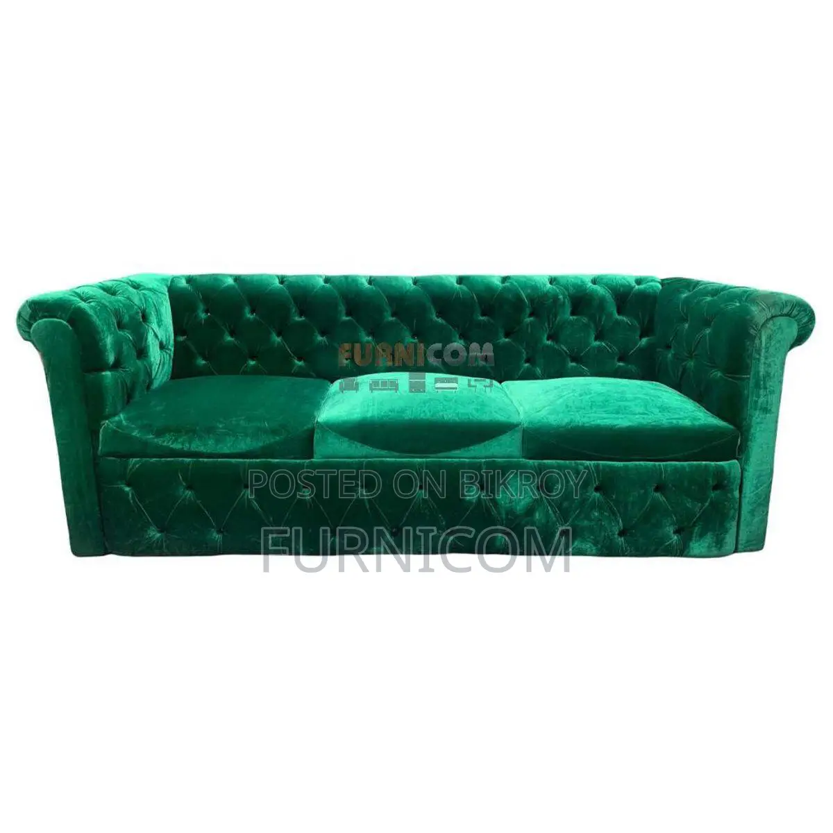 Chesterfield Sofa Velvet (3 seater)