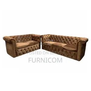 Chesterfield Sofa Set Velvet (3+2)