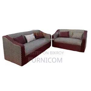 Super-fine Fabric Living Room Sofa Set with Cushions (3+2)