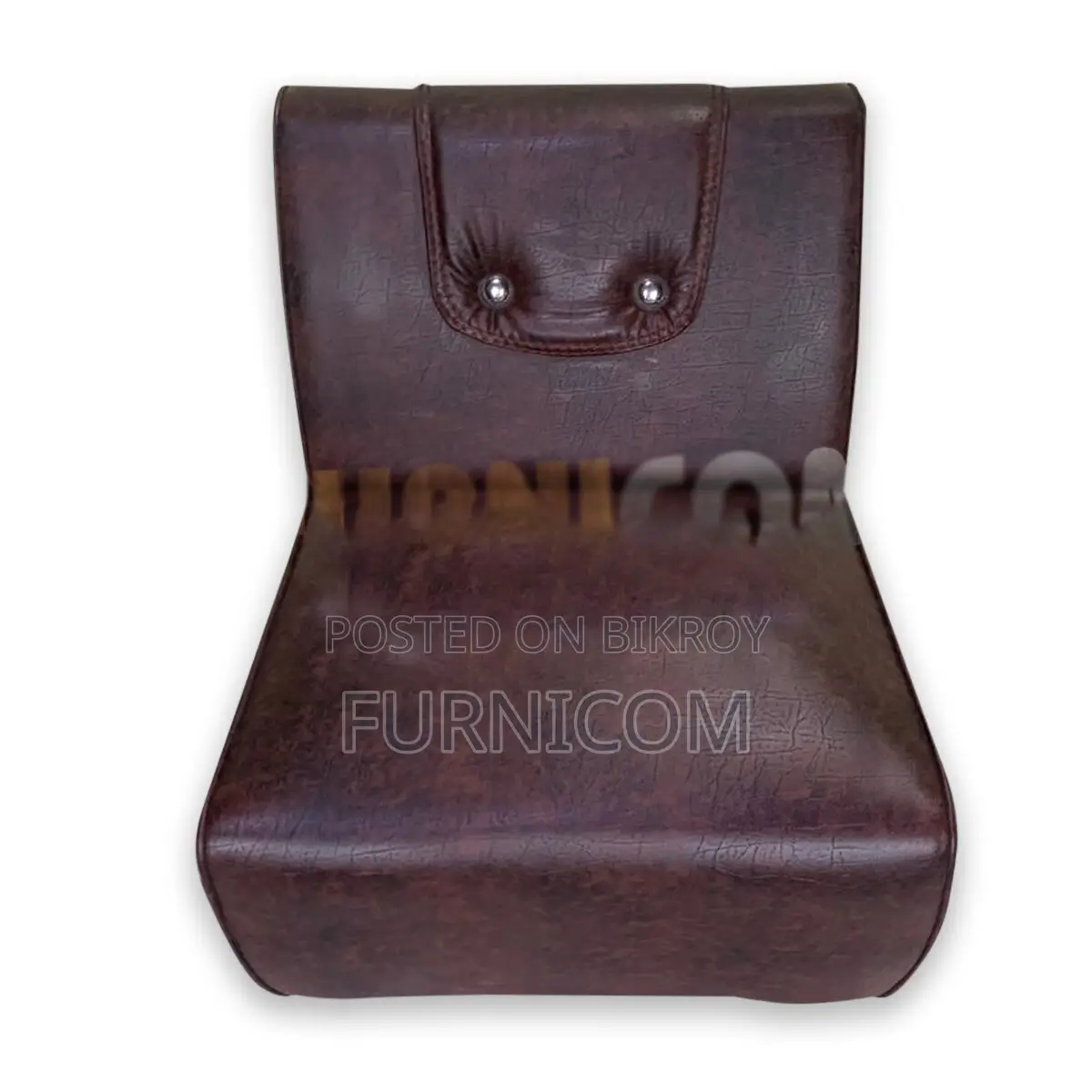 Armless Ply-Wood Armchair -Coffee