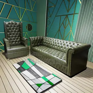 King Chair With Chesterfeild Sofa