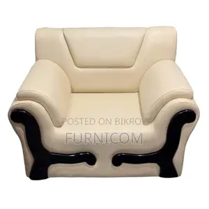Single Seater Rolled Arm Leaqueared Sofa High Quality Artificial Leath