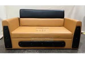 Two Seater Family Sofa Set - Brown Color