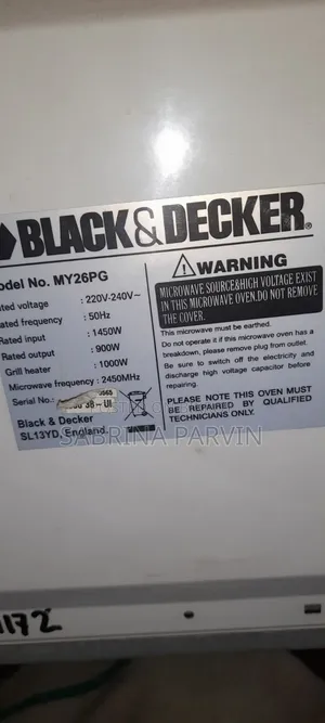 Microwave Oven