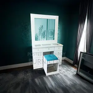Vanity Set/ Dressing Table Set/ Dressing Table With Dressing Stool