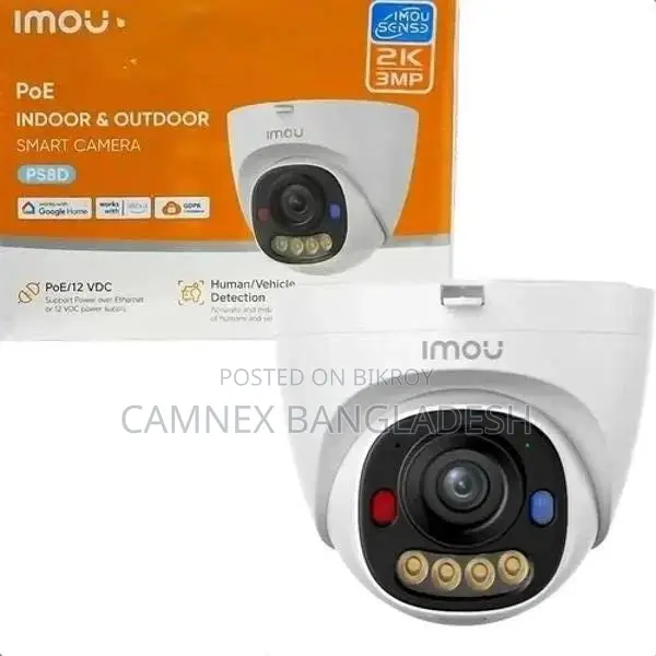 Imou IPC-PS8DP-3V0 3MP PoE Full Color Audio Dome IP Camera
