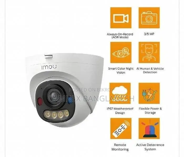 Imou IPC-PS8DP-3V0 3MP PoE Full Color Audio Dome IP Camera