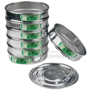 Sieve Set 200mm for Sand FM 8 Pcs Set (Sieve with Lead Pan)