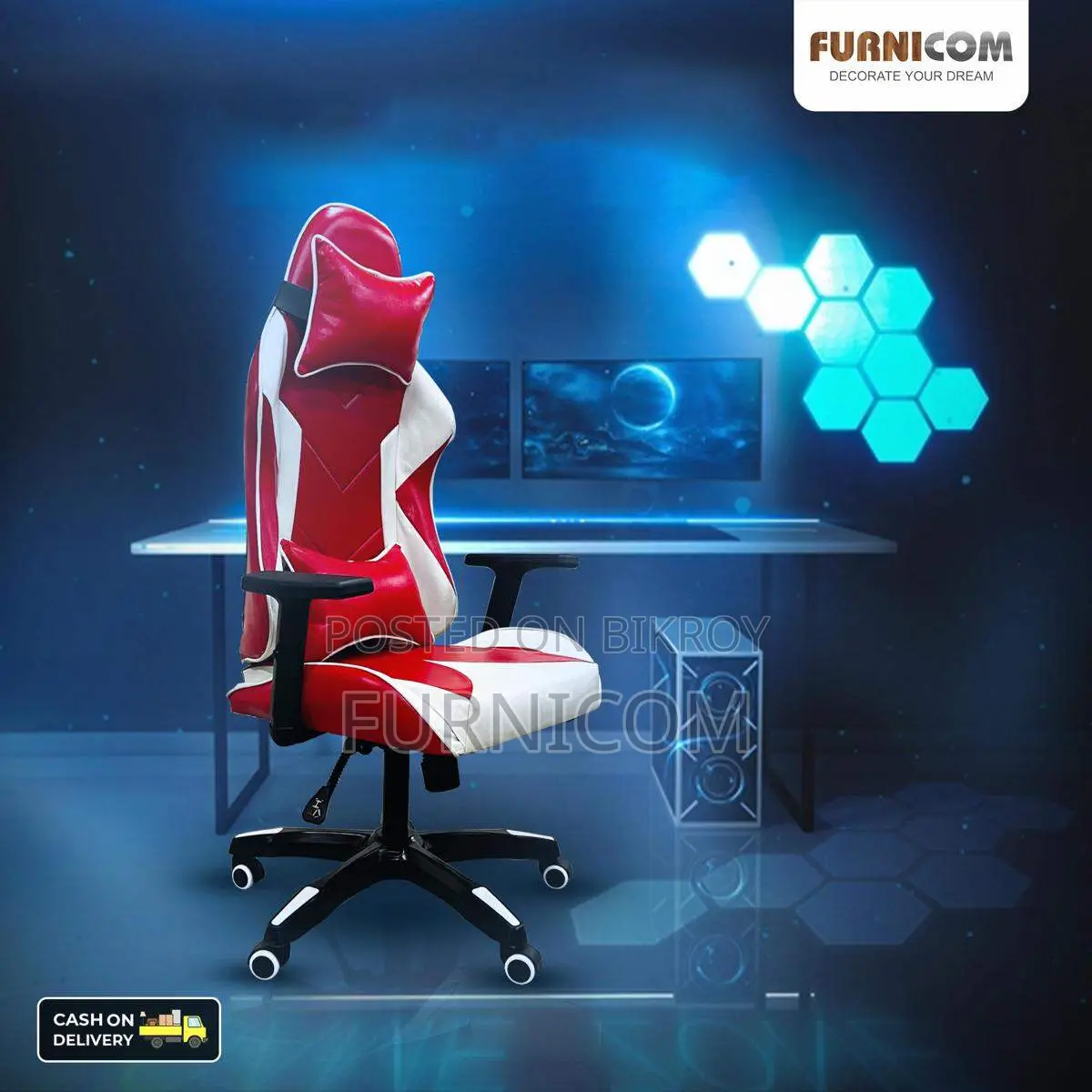 Gaming Chair/ Chairs/ Furnicom Chair/ Home office Chair table/ Office 