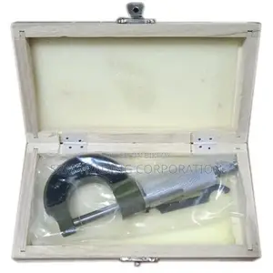 Screw Gauge / Micrometer 25mm with Wooden Box