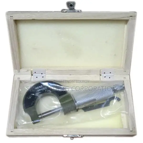 Screw Gauge / Micrometer 25mm with Wooden Box