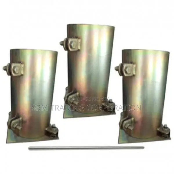 1-Rod & 3-Cylinder Concrete Mold Set
