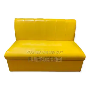 Stylish and New two seater sofa armless - Yellow