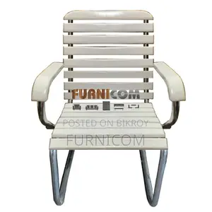Curvy linear Wooden Visitor Chair (FCWC 9)