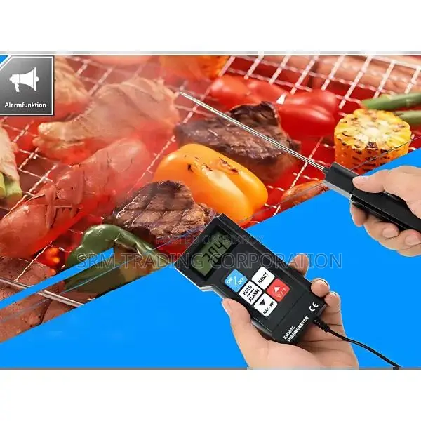EM502C Professional Digital Food Thermometer with Probe