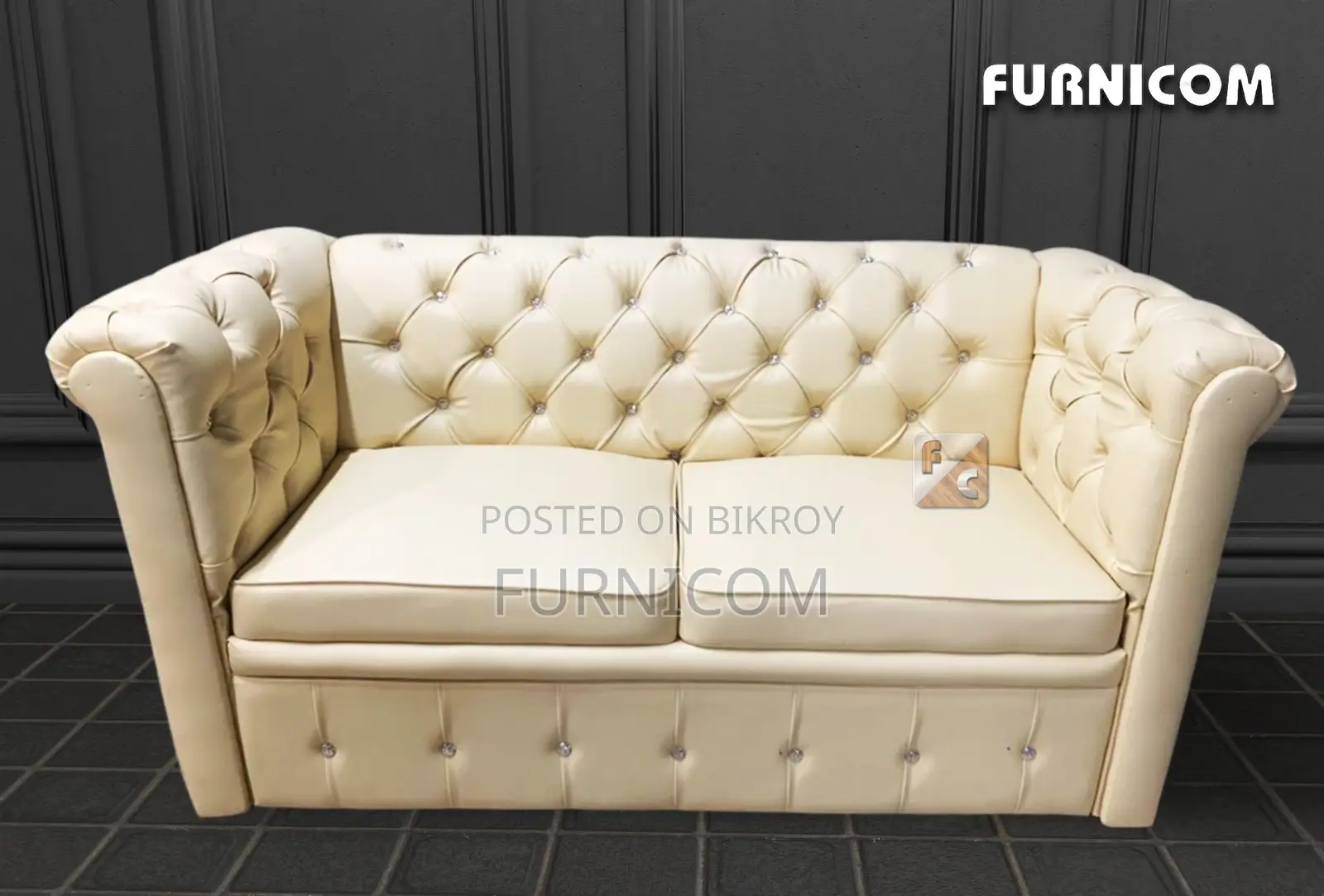 Furnicom 2 seater sofa /Luxury Office Sofa / Premium sofa set