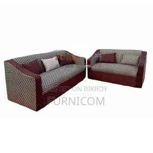 Super-fine Fabric Living Room Sofa Set with Cushions (3+2)