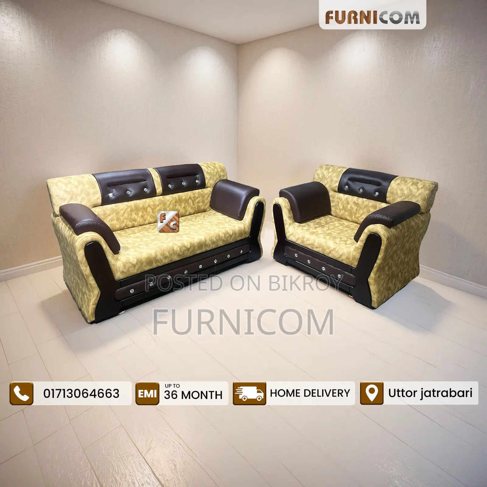 2+1 Seater Sofa Set