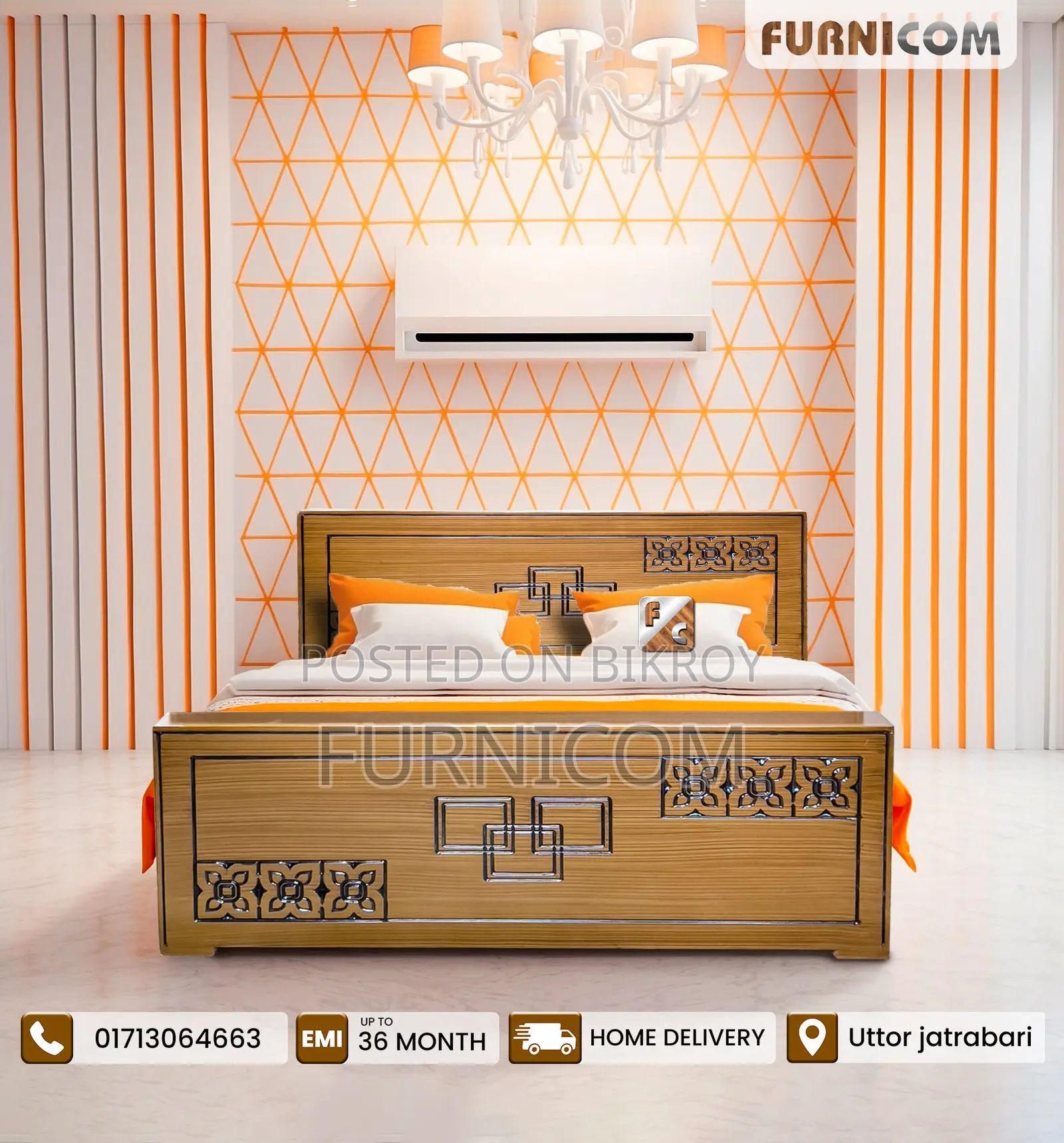Furnicom Beds/Bedroom set/Bedset/Bed