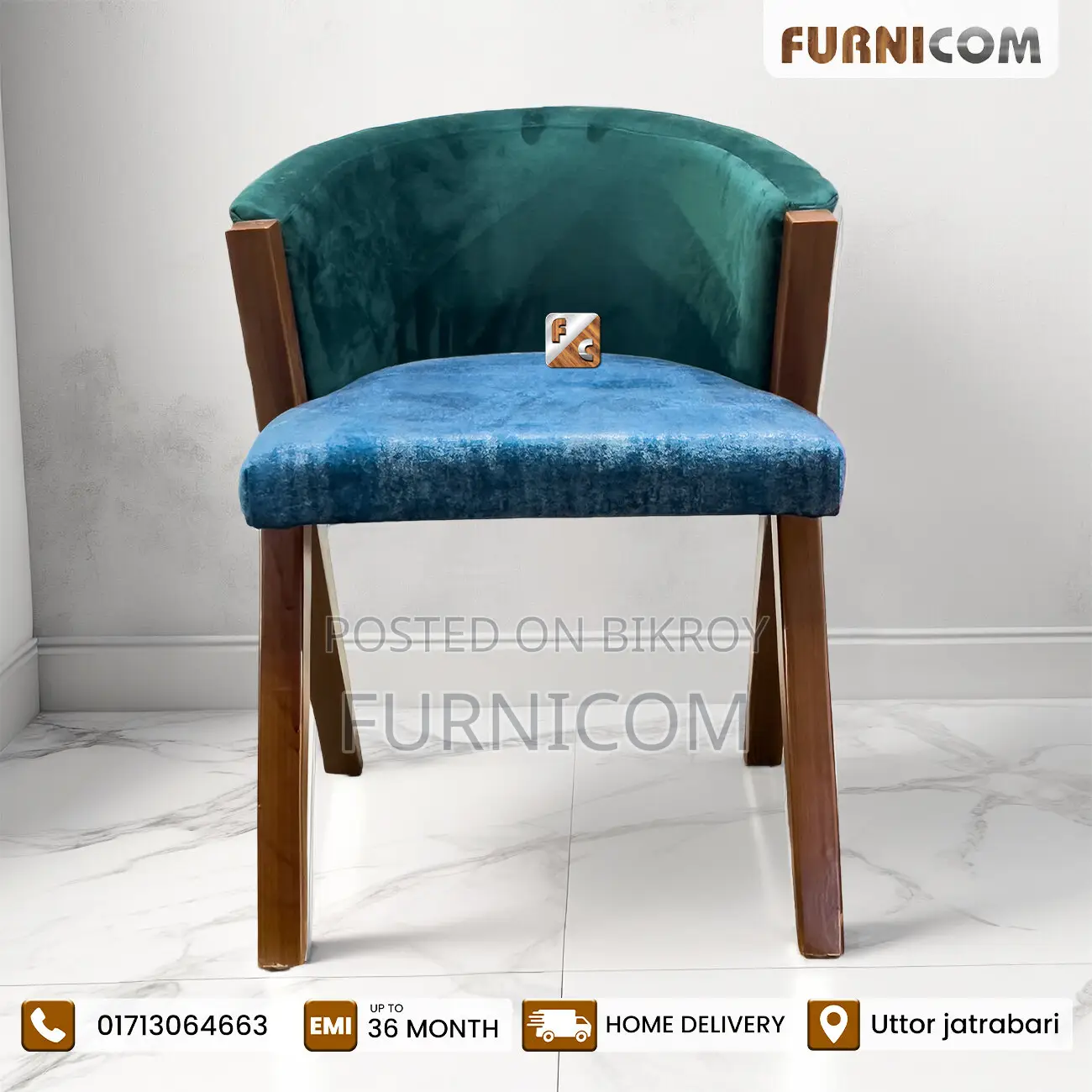 Furnicom Chair/ Restaurant Chair/ Dining Chair/ Outdoors Chair