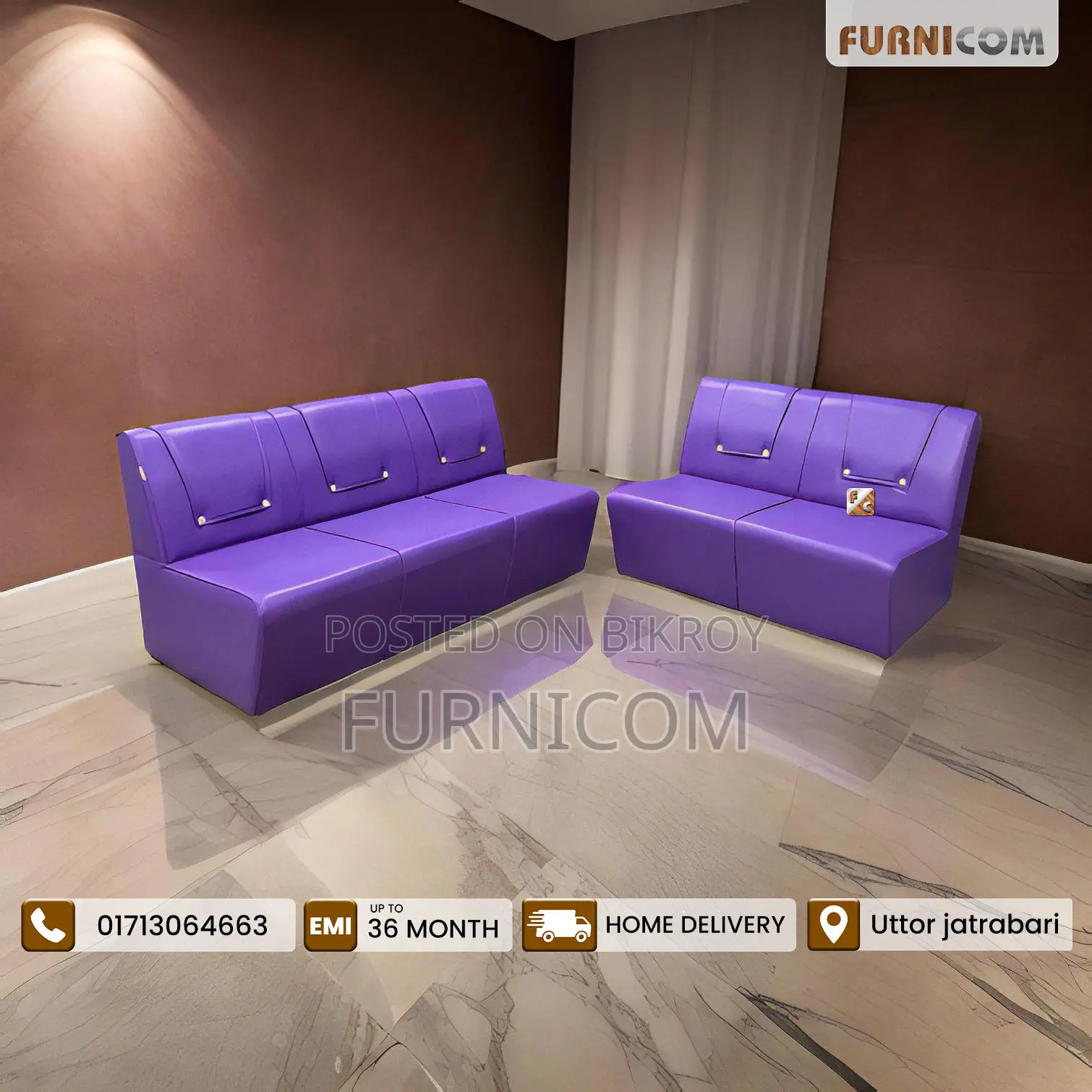 3+2 Seater Sofa Set/ Button Sofa Set/ Budget Friendly Sofa Set