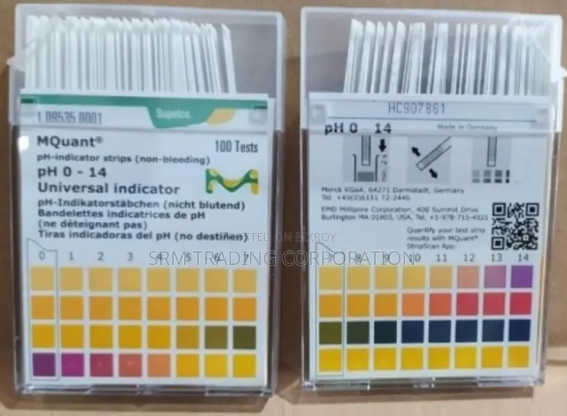 Merck 100-Test pH Paper Strips for PH Measuring