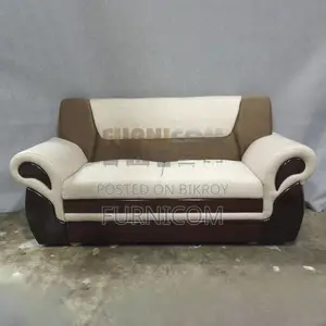 Rolled Arm Velvet Fluffy Sofa (2 seater)