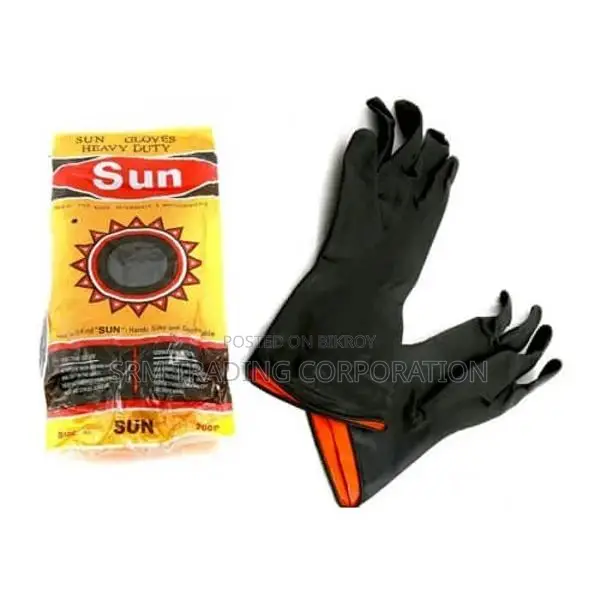 Sun Industrial Rubber Safety Hand Gloves 1 Pair