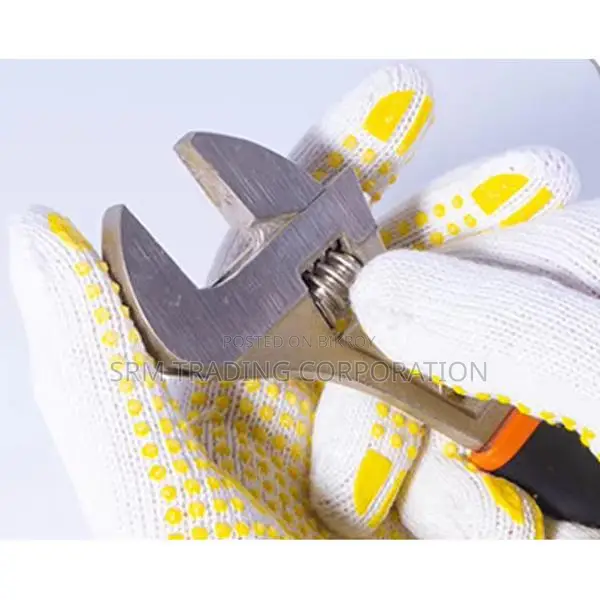 Cotton Dotted Hand Safety Gloves
