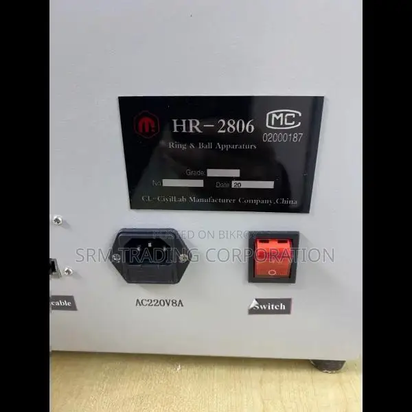 HR-2806 Ring & Ball Apparatus